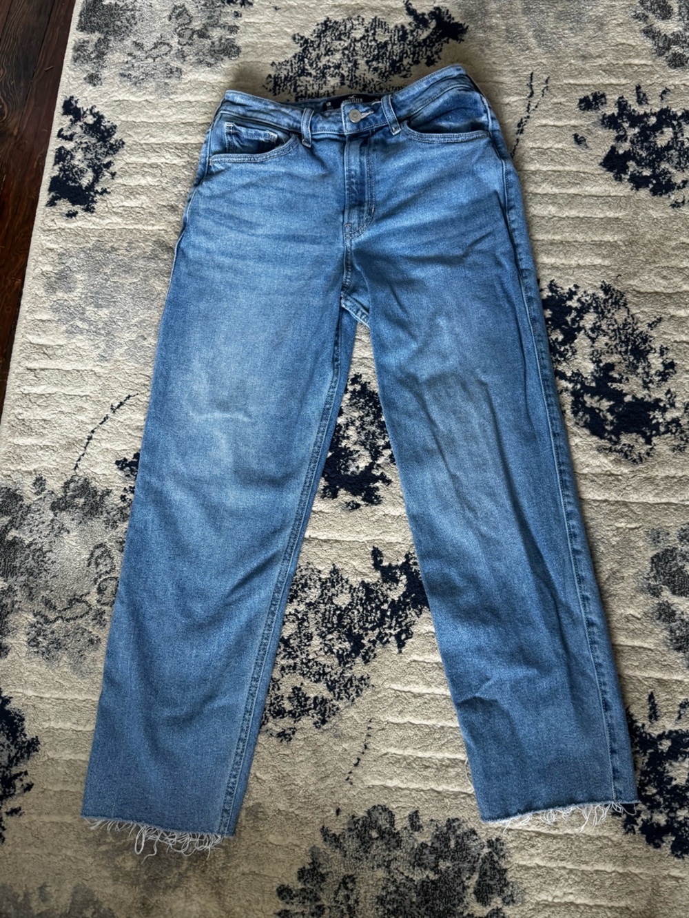 Hollister Light Blue Straight-Leg Jeans